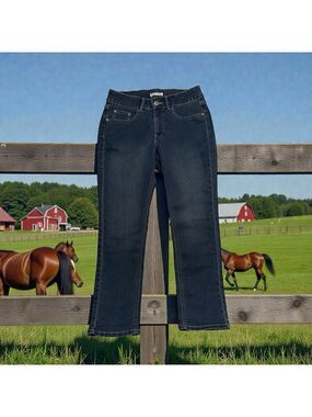 Riders By Lee Mid-Rise Distressed Faded Denim Jeans Womens 10P PETITE BLUE